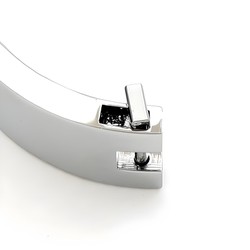 Collier metal unisexe chrome