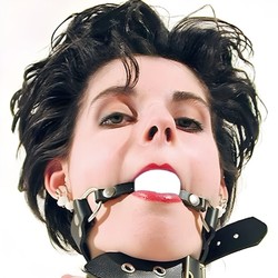 Ball gag Gusto blanc