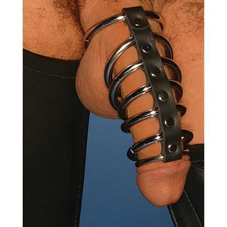 Metal penis 7 anneaux