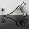 Cage de chasteté serpent metal avec crochet plug anal