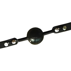 Ball gag silicon noir