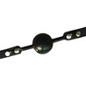 Ball gag silicon noir
