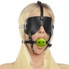 Ball gag harnais cache yeux