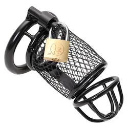 Cage de chasteté metal lancelot G black
