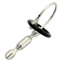 Plug de penis stretch avec anneau en silicone