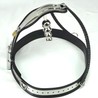 Ceinture de chasteté femme noir model Y avec plug vaginal metal