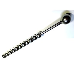 Penis plug metal 11 boules 11cm