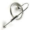 Tige d'uretre double boules avec stop sperme