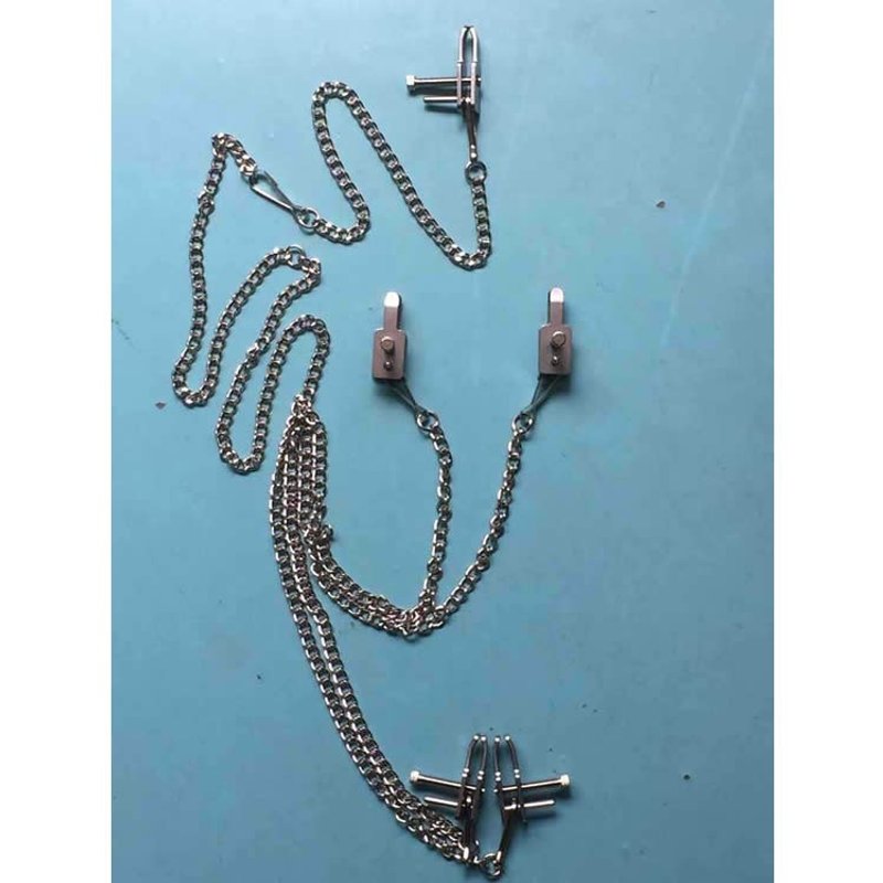 Clamp et chaine bondage set de 5 pinces