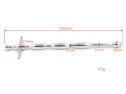 Plug de penis dilatation effet vague avec frein