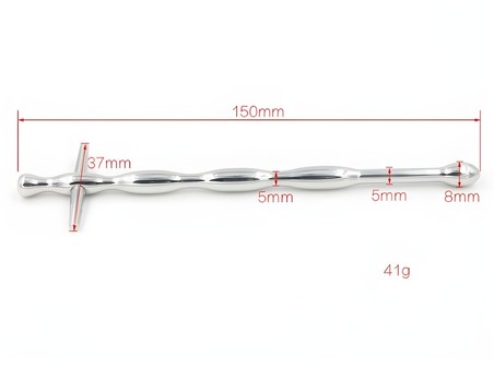 Plug de penis dilatation effet vague avec frein
