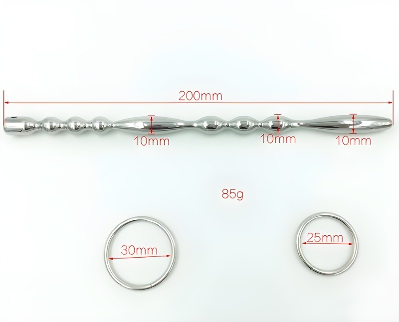 Sonde uretre en metal de dilatation de diametre 10mm