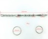 Sonde uretre en metal de dilatation de diametre 10mm