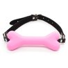 Bar gag bit gag Os rose en sillicone