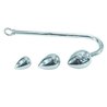 Crochet plug anal 3 boules interchangeables