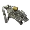 Cage de chasteté Lion en acier inoxydable