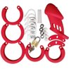 Cage de chasteté CB 6000 en silicone rouge