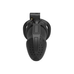 Cage de chasteté noire micro-aérée
