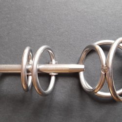 Cage de chasté triple anneaux Baguette du prince