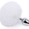 Plug queue de lapin blanc