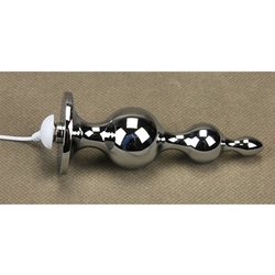 Electro sexe avec plug anal en acier inoxydable