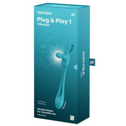 Satisfyer - Double Stimulateur avec Plug Anal Plug & Play 1 5 x 2cm