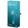 Satisfyer - Double Stimulateur avec Plug Anal Plug & Play 1 5 x 2cm