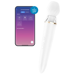 Satisfyer - Double Wand-er Satisfyer 33cm Blanc