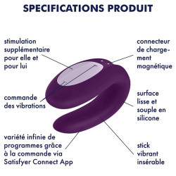 Satisfyer - Pack Satisfyer Partner Box 1 - Sextoys connectés