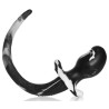 Oxballs - Plug Queue Puppy Tail Mastiff Blanc 12 x 7cm