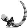 Oxballs - Plug Queue Puppy Tail Mastiff Blanc 12 x 7cm