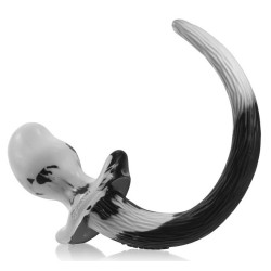 Oxballs - Plug Queue Puppy Tail Mastiff Blanc 12 x 7cm