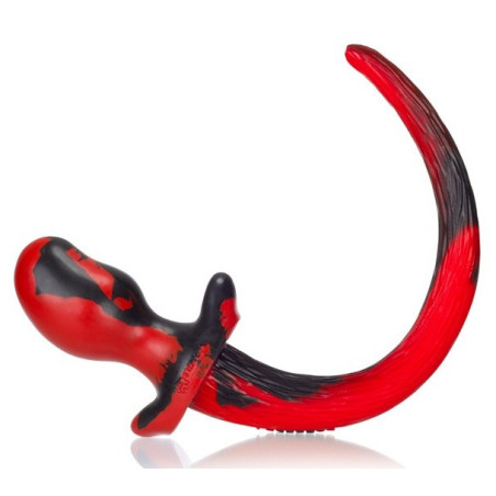 Oxballs - Plug Queue Puppy Tail Bulldog Rouge 11.5 x 6cm