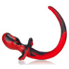 Oxballs - Plug Queue Puppy Tail Bulldog Rouge 11.5 x 6cm