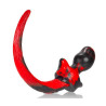 Oxballs - Plug Queue Puppy Tail Bulldog Rouge 11.5 x 6cm