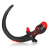 Oxballs - Plug Queue Puppy Tail Bulldog Rouge 11.5 x 6cm