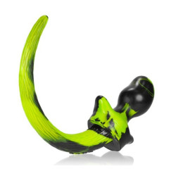Oxballs - Plug Queue Puppy Tail Bulldog Jaune11.5 x 6cm
