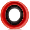 Oxballs - Plug Tunnel Super Max Pighole XXXL Noir-Rouge 15 x 11.5cm