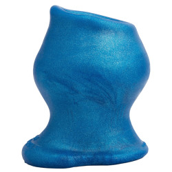 Oxballs - Plug Tunnel Pig-Hole Platinum Bleu 14 x 11 cm