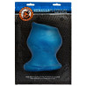 Oxballs - Plug Tunnel Pig-Hole Platinum Bleu 14 x 11 cm