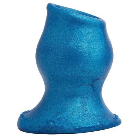 Oxballs - Plug Tunnel PiG-HOLE Platinum Bleu 13 x 9 cm