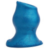 Oxballs - Plug Tunnel PiG-HOLE Platinum Bleu 13 x 9 cm