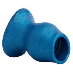 Oxballs - Plug Tunnel PiG-HOLE Platinum Bleu 13 x 9 cm
