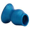 Oxballs - Plug Tunnel PiG-HOLE Platinum Bleu 13 x 9 cm