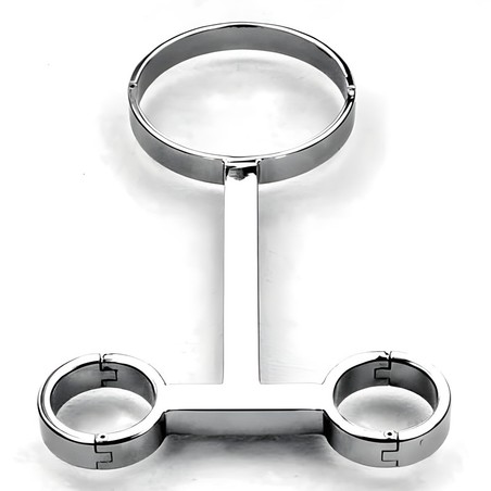 Contrainte collier menotte en T Luxury en acier