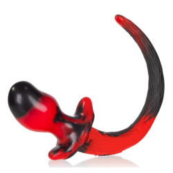 Oxballs - Plug Queue de chien Pug Rouge 8.5 x 4.4 cm