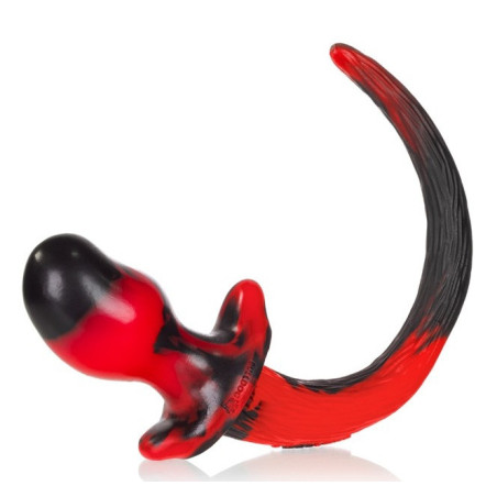 Oxballs - Plug Queue de chien Pug Rouge 8.5 x 4.4 cm