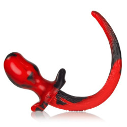 Oxballs - Plug Queue de chien Pug Rouge 8.5 x 4.4 cm