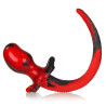 Oxballs - Plug Queue de chien Pug Rouge 8.5 x 4.4 cm