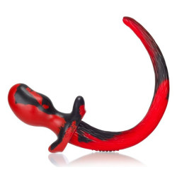 Oxballs - Plug Queue de chien Pug Rouge 8.5 x 4.4 cm